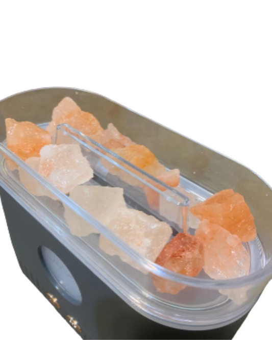 Humidificador con piedras de sal | Aromaterapia y decoración natural - 3 cuotas sin interes
