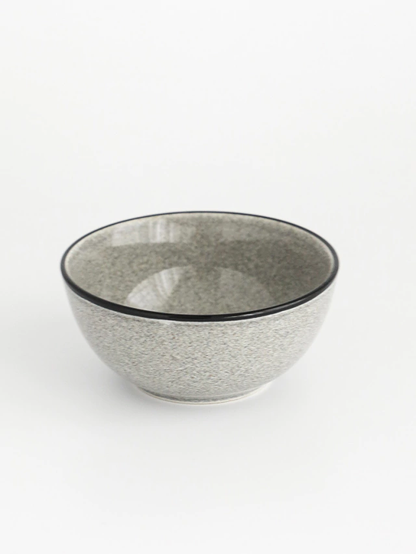 Bowl color gris en porcelana 6 unidades con descuento durante el hotsale 2025