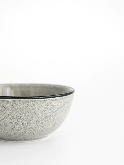Bowl color gris en porcelana 6 unidades con descuento durante el hotsale 2025