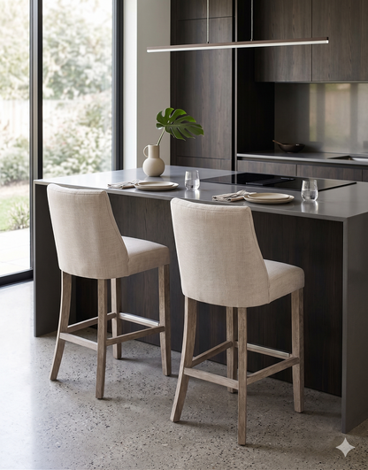 Banqueta Alta Ortensia render – Detalle deconstructivo | Tienda de Banquitos