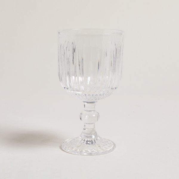 Copa de vidrio stripes de 300 ml con descuento durante el HOTSALE 2025