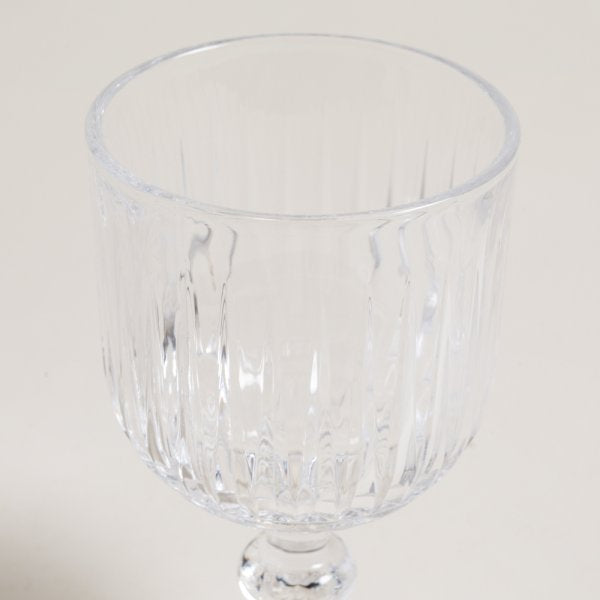 Copa de vidrio stripes de 300 ml con descuento durante el HOTSALE 2025