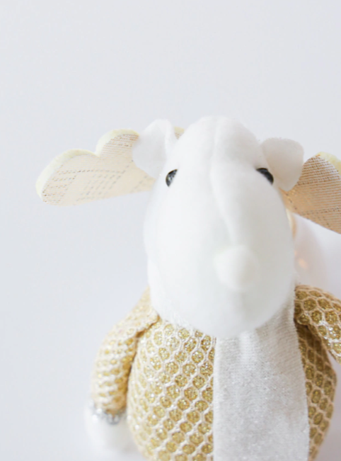 Adorno Colgante Reno Blanco - 3 cuotas sin interés