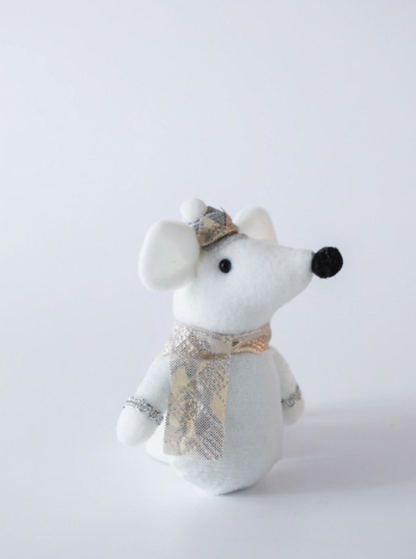 Adorno Colgante Ratón Blanco - 3 cuotas sin interés