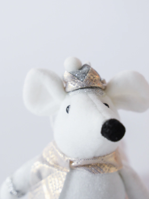 Adorno Colgante Ratón Blanco - 3 cuotas sin interés
