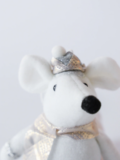 Adorno Colgante Ratón Blanco - 3 cuotas sin interés