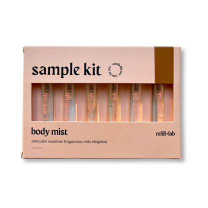Samples Body Mist x 6 unidades Refill-Lab en 3 cuotas sin interés