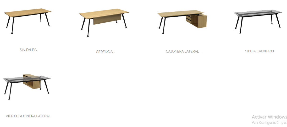 Mesa de Reunión Línea Avant Archivos Activos