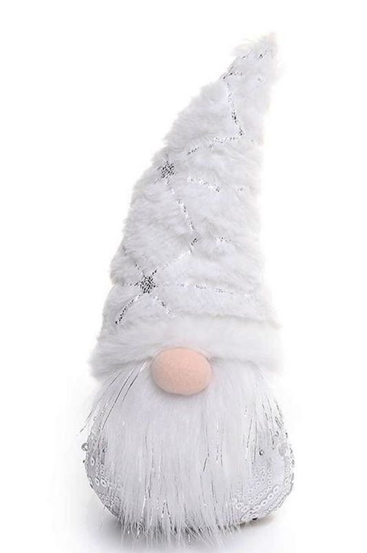 Gnomo navideño con lentejuelas- 3 cuotas sin interés