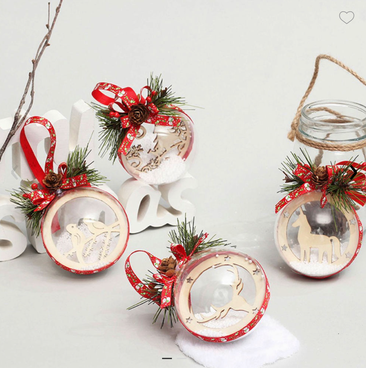 Esferas Navideñas 9 piezas- 3 cuotas sin interés