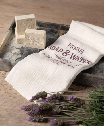 Kit Toalla de Manos + Jabón Lavanda – La Bonne Vie | Regalo Elegante y Funcional en 3 cuotas sin interés