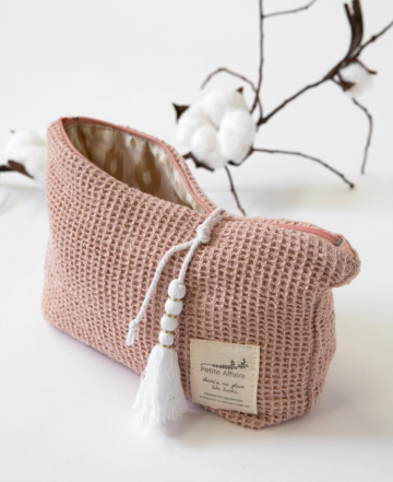 Necessaire Rose 24x20 cm – Sobre Trendy y Funcional Exclusivo Tienda de Banquitos en 3 cuotas sin interés