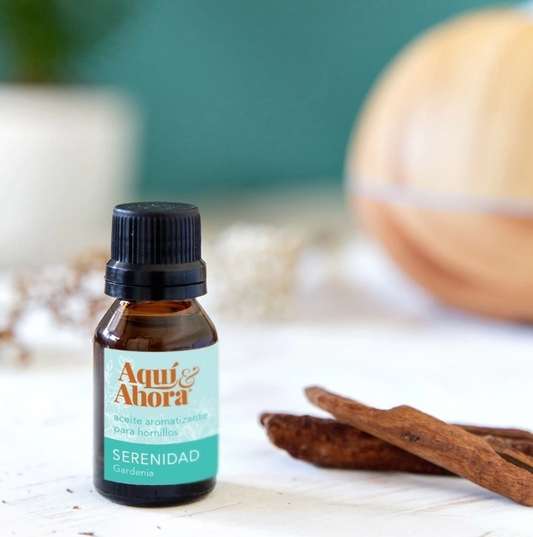 Aceite aromático de Gardenia - SERENIDAD - Aquí y Ahora - 3 cuotas sin interes