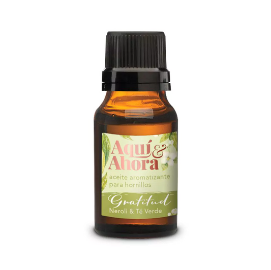 Aceite aromático de Neroli & Té Verde - GRATITUD - Aquí y Ahora - 3 cuotas sin interes
