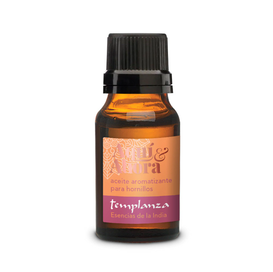 Aceite aromático de Esencias de la India - TEMPLANZA - Aquí y Ahora - 3 cuotas sin interes