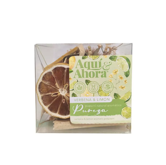 Popurrí Natural Aromático de Verbena y Limón - PUREZA - Aqui y Ahora - 3 cuotas sin interes