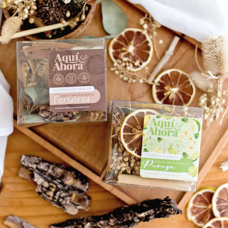 Popurrí Natural Aromático de Verbena y Limón - PUREZA - Aqui y Ahora - 3 cuotas sin interes
