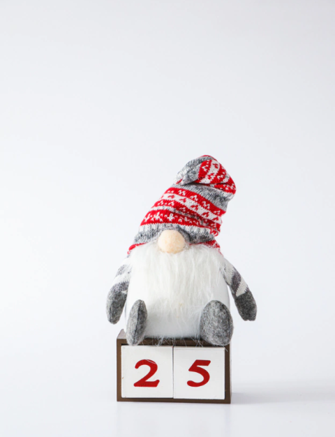 Adorno Navideño Gnomo LED - 3 cuotas sin interés