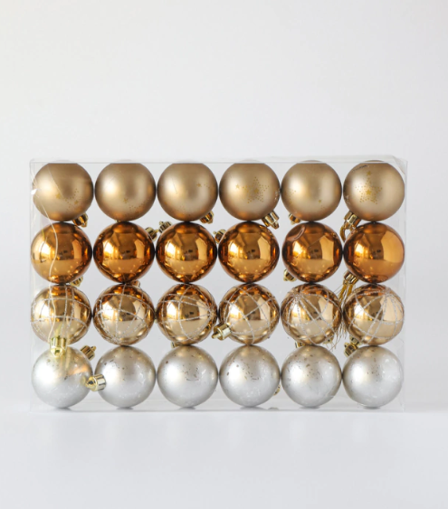 Set esferas x 24 cobre - 3 cuotas sin interés