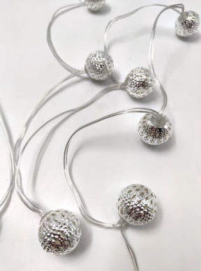 Guirnalda 10 Luces Esferas - 3 cuotas sin interés