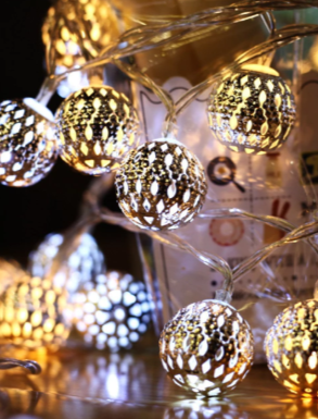 Guirnalda 10 Luces Esferas - 3 cuotas sin interés