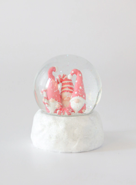 Bola de Nieve Duendes Rosas grande - 3 cuotas sin interés