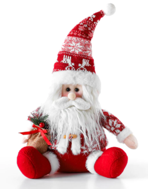 COLECCIÓN 2025 Papa Noel sentado navideño rojo - 3 cuotas sin interés
