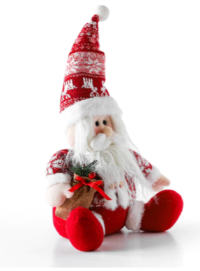 COLECCIÓN 2025 Papa Noel sentado navideño rojo - 3 cuotas sin interés