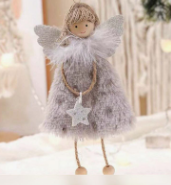 COLECCIÓN 2025 - COMBO hadas colgantes navideñas - 3 cuotas sin interés