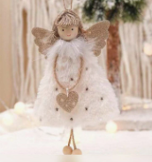 COLECCIÓN 2025 - COMBO hadas colgantes navideñas - 3 cuotas sin interés