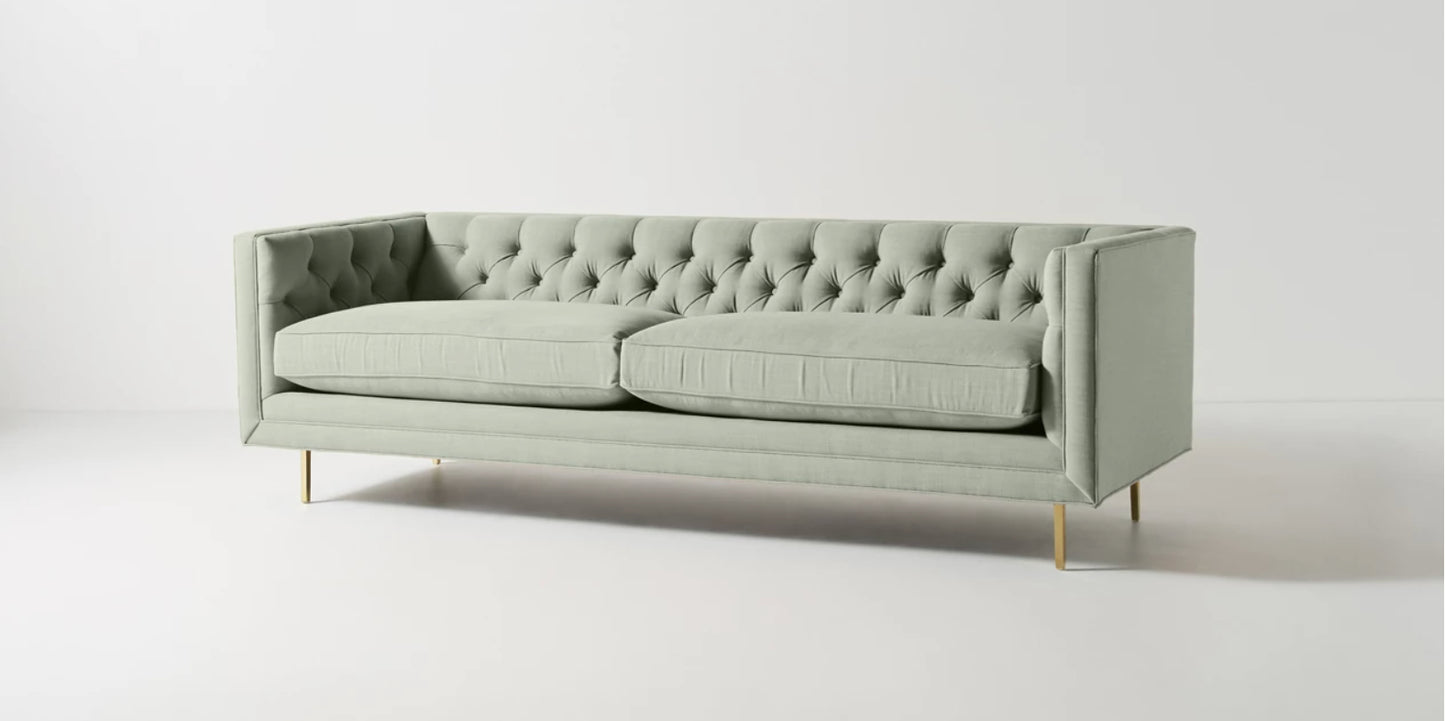 Sillon elegante con botone en el respaldo, cuadrado y sofisticado para cualquier tipo de espacio