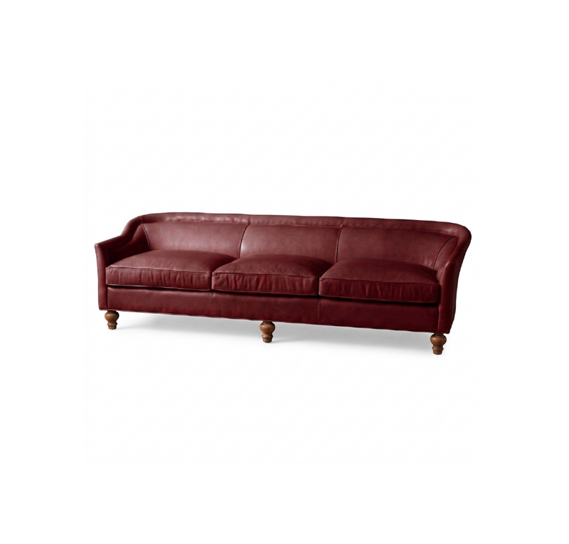 Sofá Grand Sofa 2 o 3 cuerpos sobre fondo blanco, estilo vintage atemporal - Tienda de Banquitos