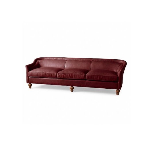 Sofá Grand Sofa 2 o 3 cuerpos sobre fondo blanco, estilo vintage atemporal - Tienda de Banquitos