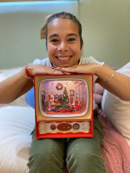 TV de Navidad con luces y música- 3 cuotas sin interés