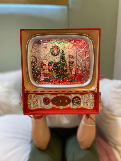 TV de Navidad con luces y música- 3 cuotas sin interés