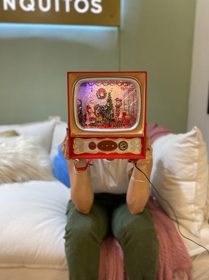 TV de Navidad con luces y música- 3 cuotas sin interés