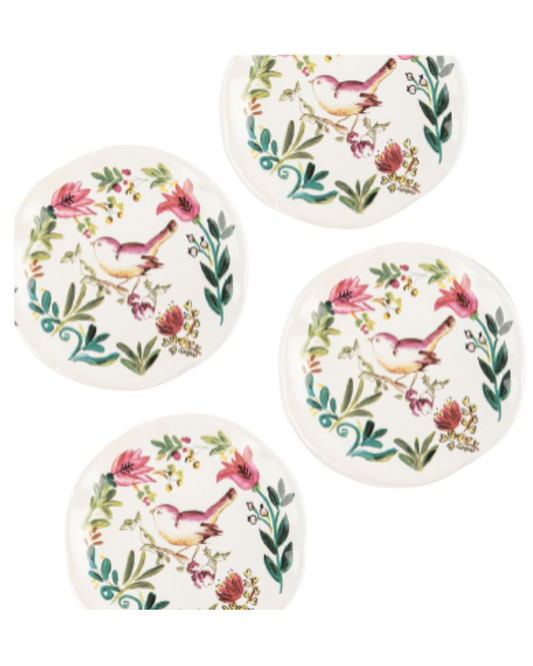 Platitos de Postre Estampados – Set x4 - 3 cuotas sin interés