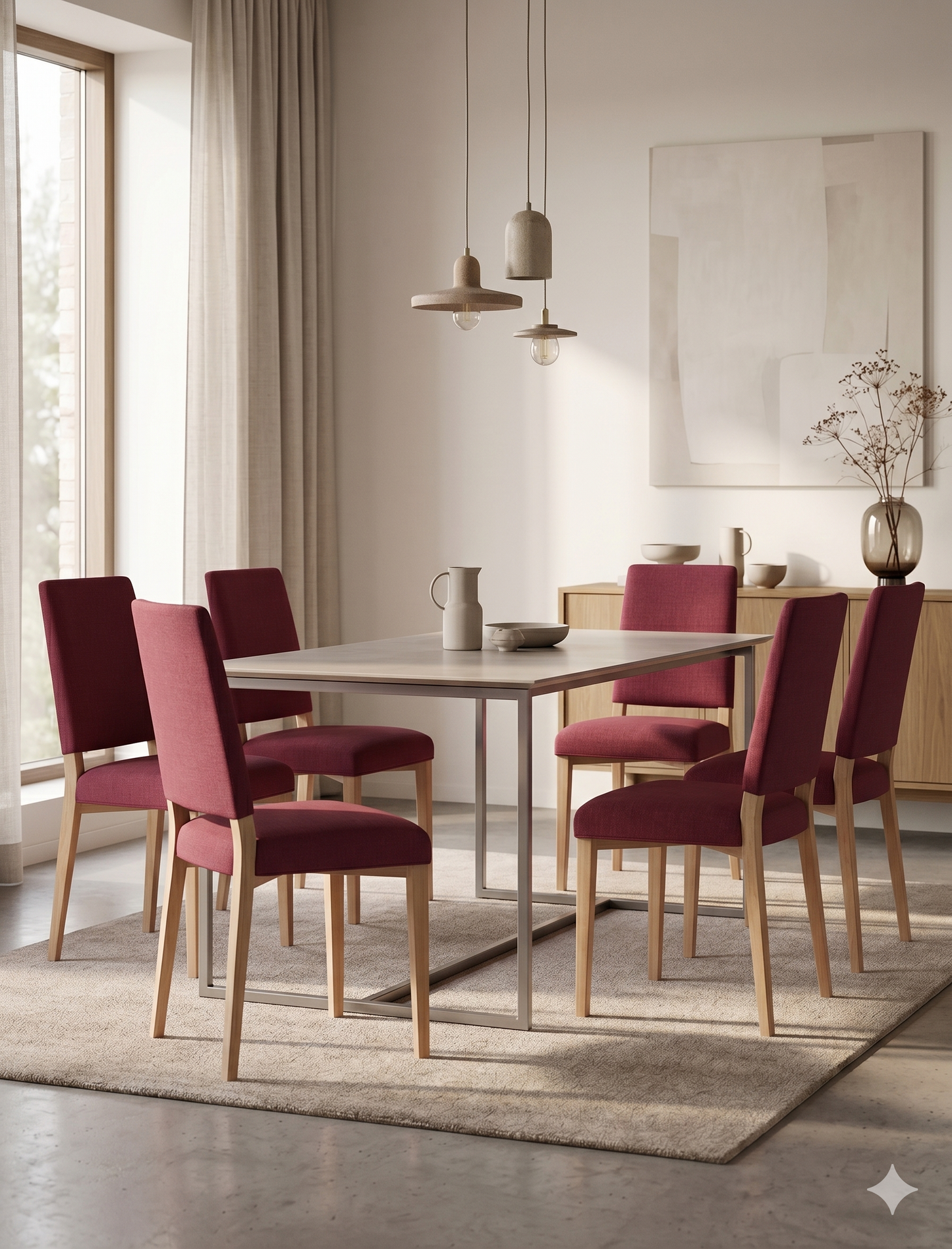 Comedor con 6 sillas tienda de banquitos hotsale