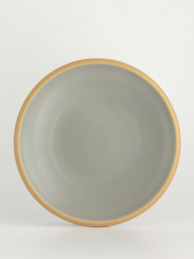 Plato postre porcelana hampshire grey 
con descuento durante el HOTSALE 2025