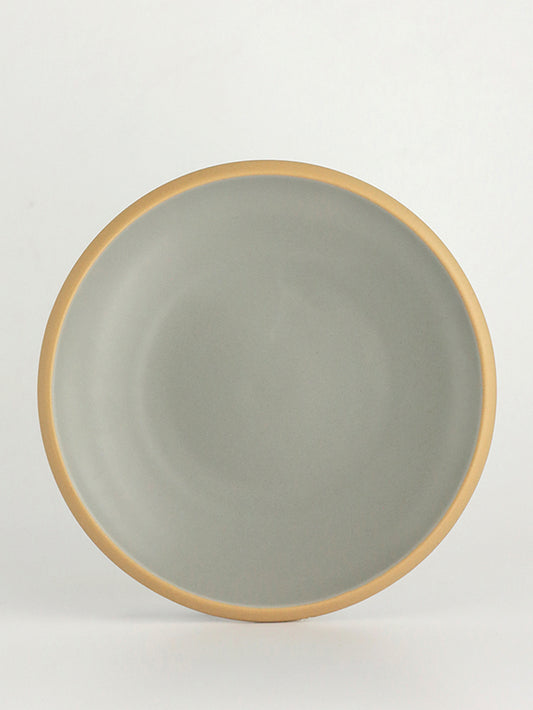 Plato postre porcelana hampshire grey 
con descuento durante el HOTSALE 2025