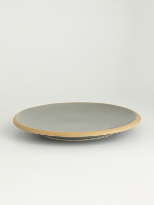 Plato postre porcelana hampshire grey 
con descuento durante el HOTSALE 2025