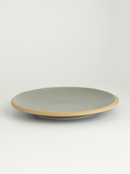 Plato postre porcelana hampshire grey 
con descuento durante el HOTSALE 2025