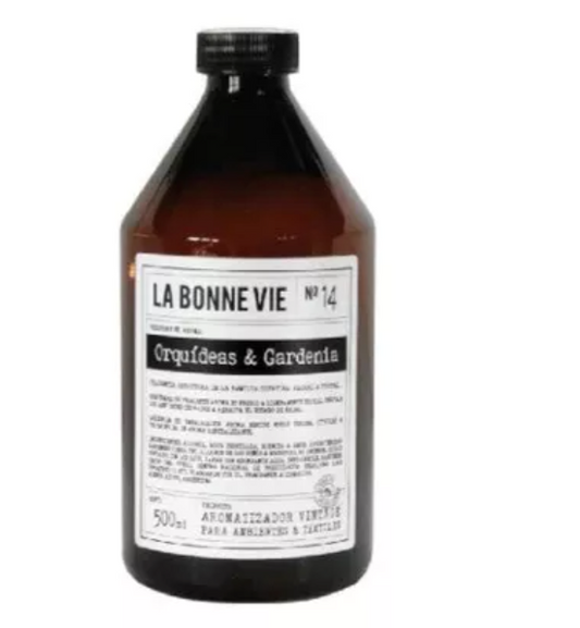Repuesto aromatizador La Bonne Vie 500 ml recarga ecológica sustentable