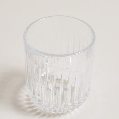 Vaso bajo de 200ml con rayas 