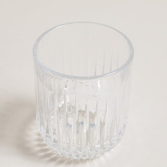 Vaso bajo de 200ml con rayas 