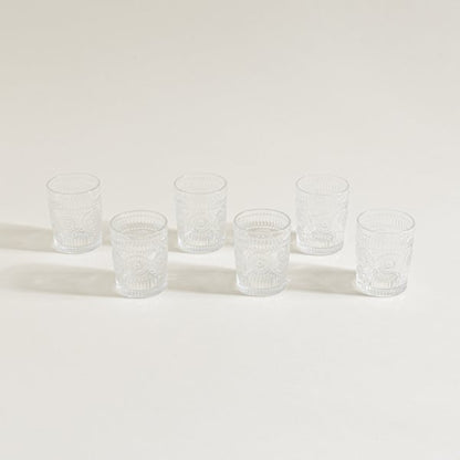 Set x 6 unidades vaso bajo sunflower con descuento durante el HOTSALE 2025