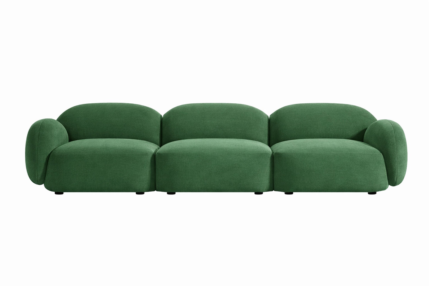 Sofa con curvas, muy comodo y versatil para cada ambiente