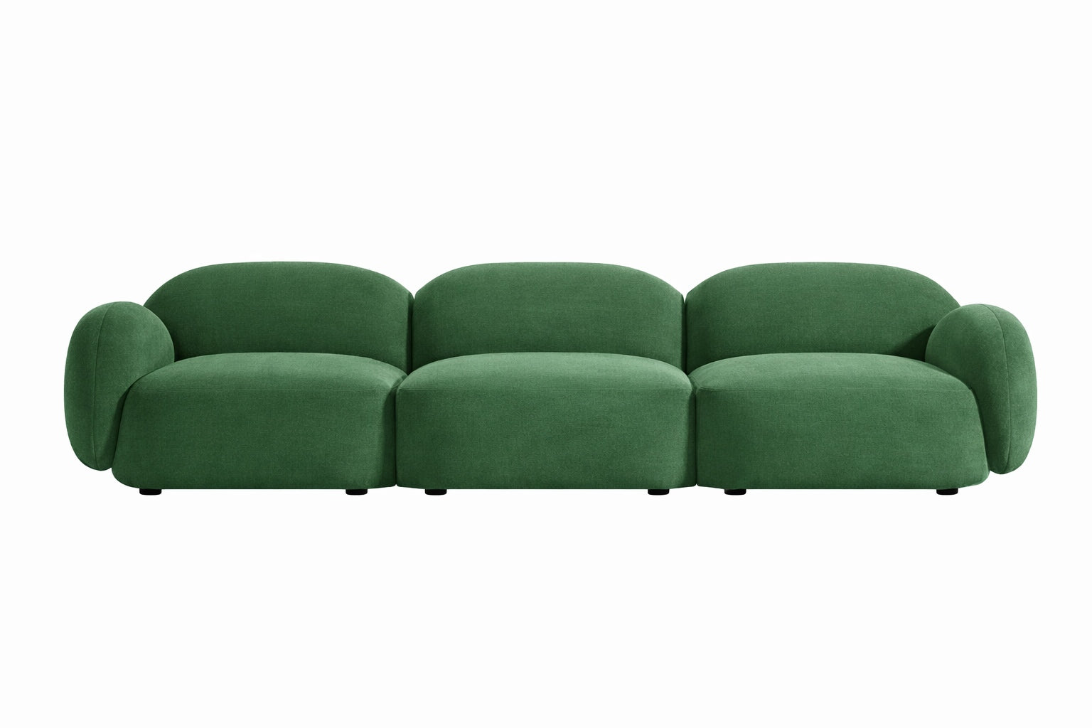 Sofa con curvas, muy comodo y versatil para cada ambiente
