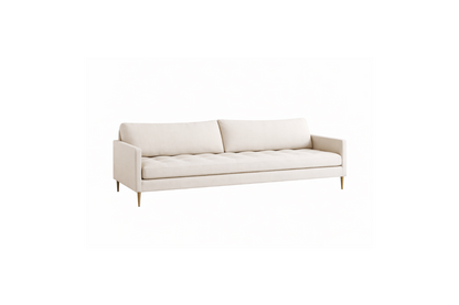 Sillón dos cuerpos moderno color crema