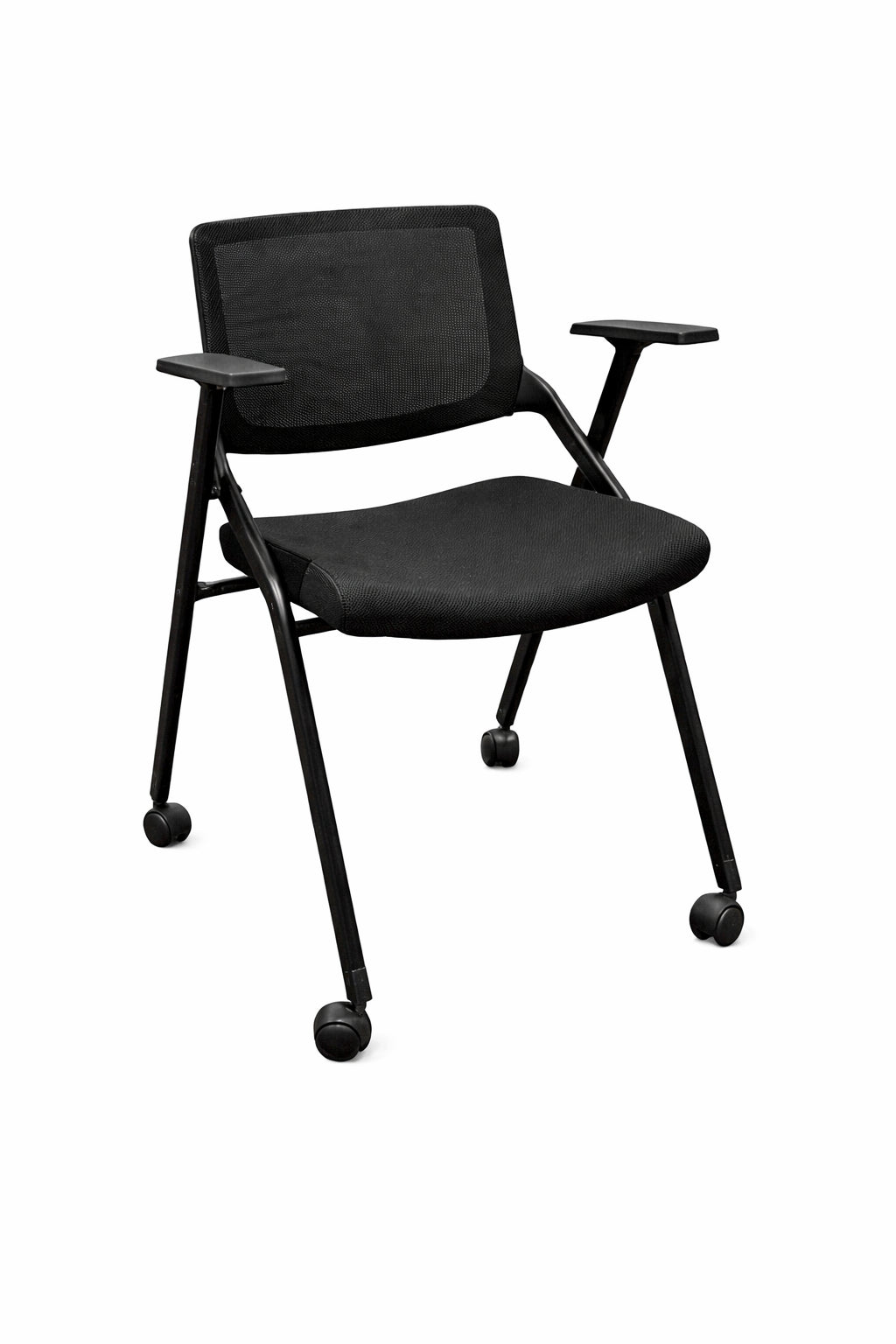 Silla Meet Archivos Activos con ruedas, diseño ergonómico para capacitación y espacios laborales dinámicos.